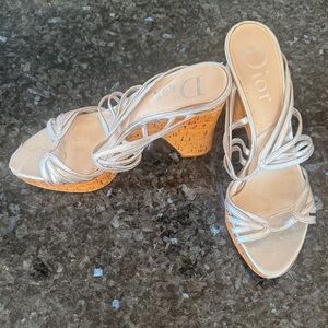 Dior Women's Elegant Silver Heels